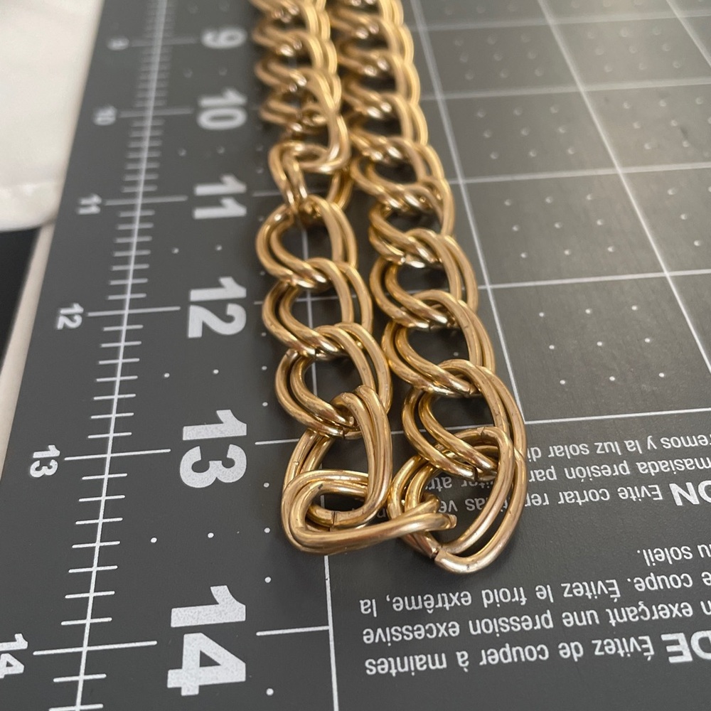 Gold Multi-Strand Multi Length Necklace w/White Beads - Women Jewelry - Trio set - Picture 7 of 11